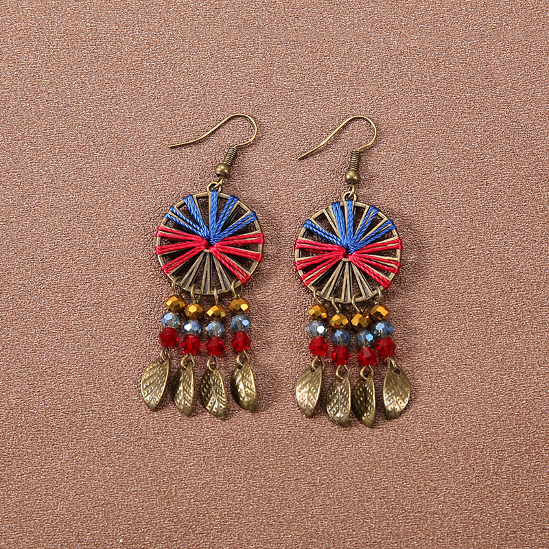 Wholesale Vintage Bohemian Tassel Earrings